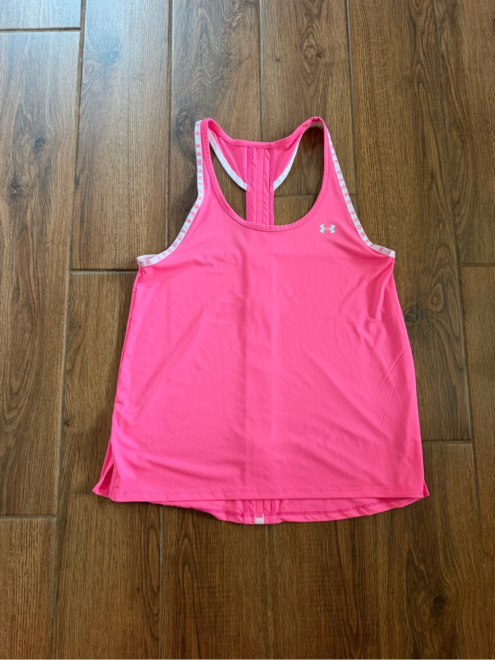 Under Armour Hot Pink Racerback Performance Tank Size M